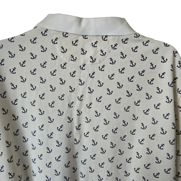 Ralph Lauren Cream Polo with Anchor Design - Picture 5 of 9